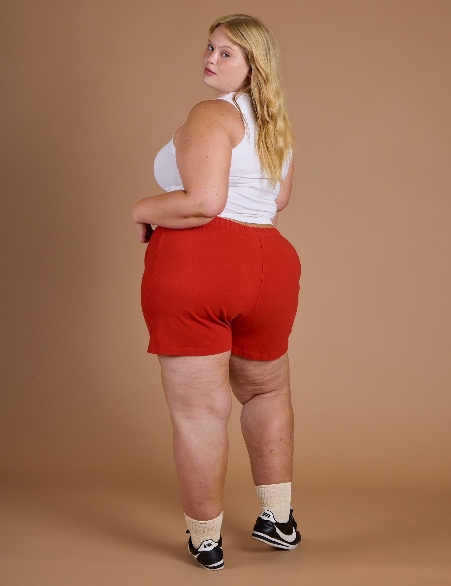 TRY-A-STYLE - Athletic Shorts - Mustang Red *FINAL SALE*