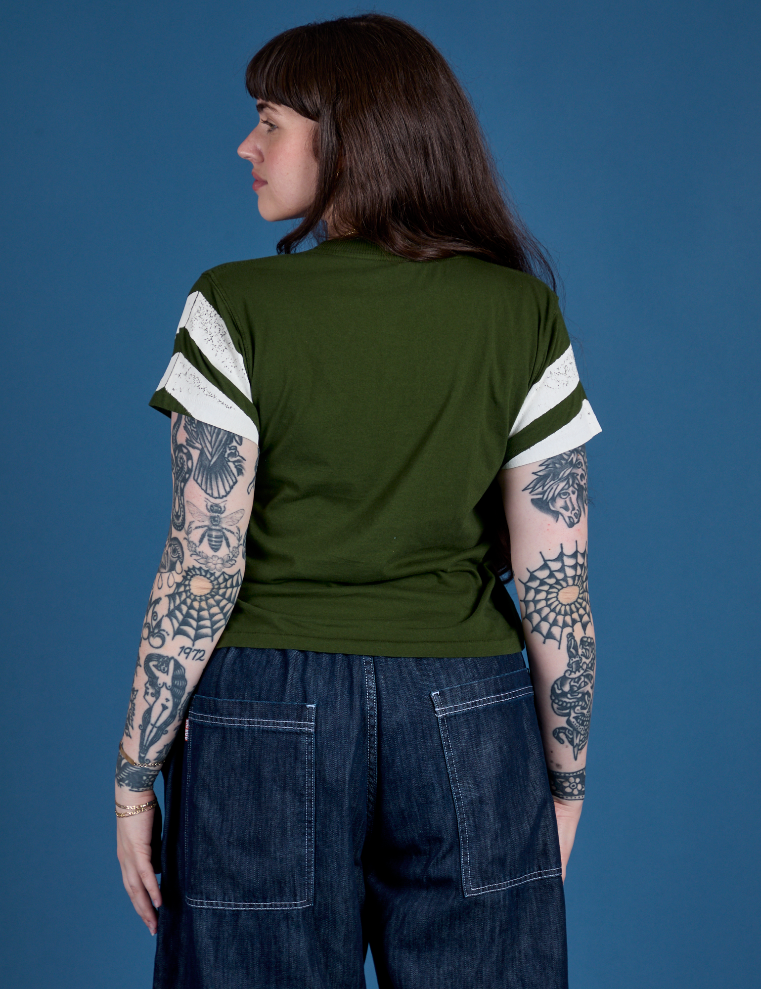 Painted Vintage Tee - Evergreen