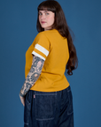 Painted Burly Tee - Mustard Yellow