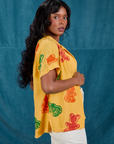 Gummy Bear Pantry Button-Up side view on Kandia