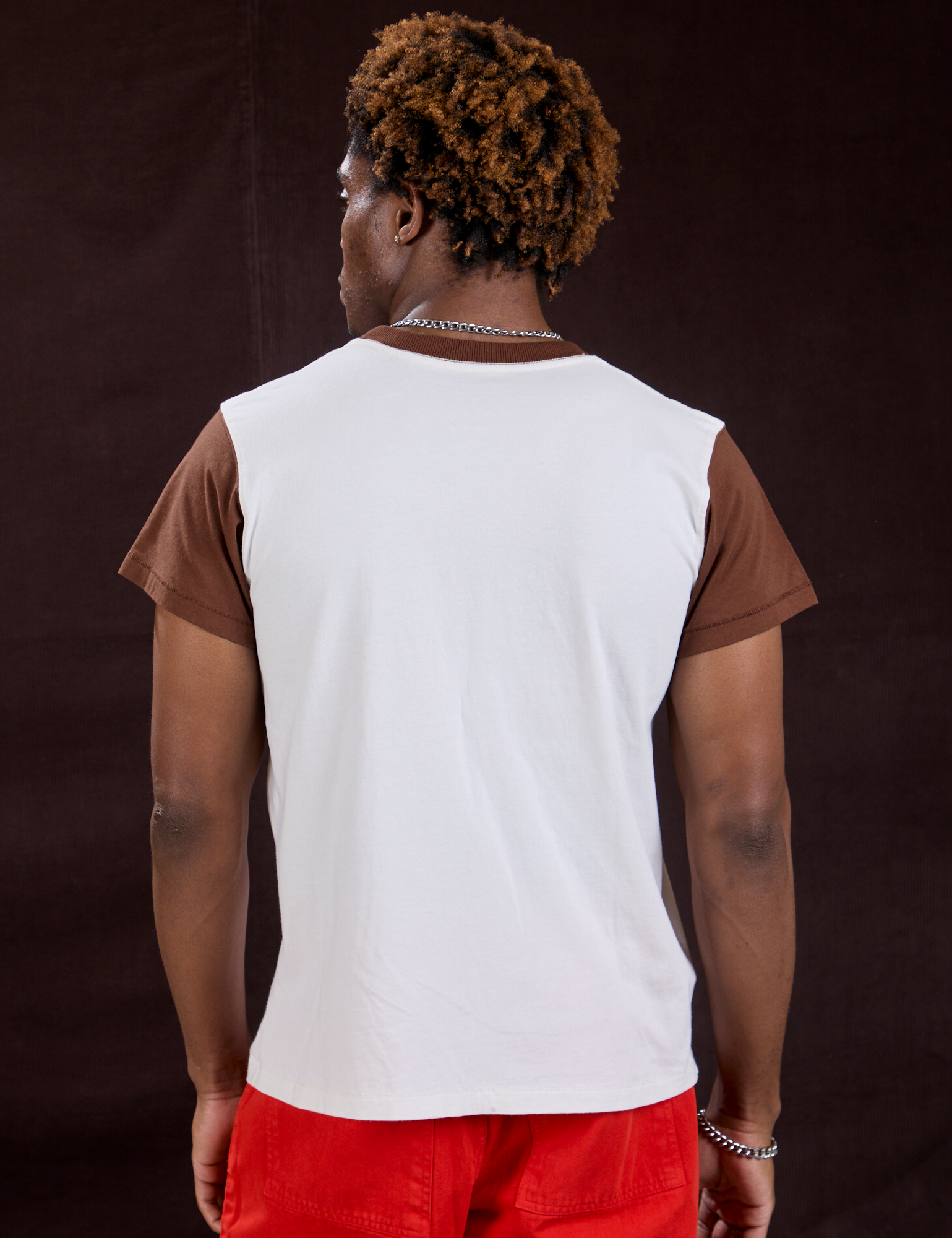 Vintage Tee in Gummy Bear back view on Isaac