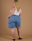 Carpenter Shorts - Medium Wash