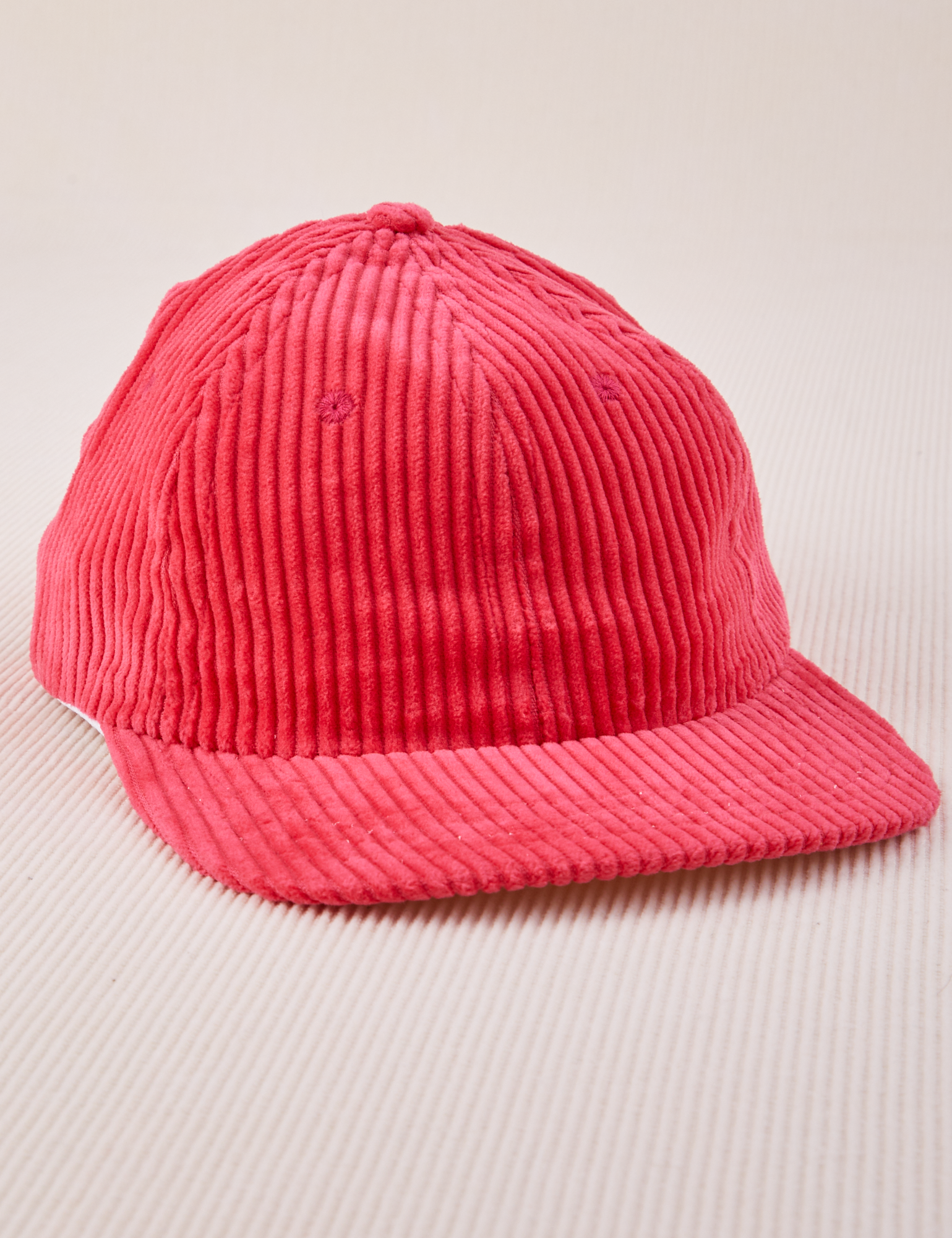 Dugout Corduroy Hat in Hot Pink