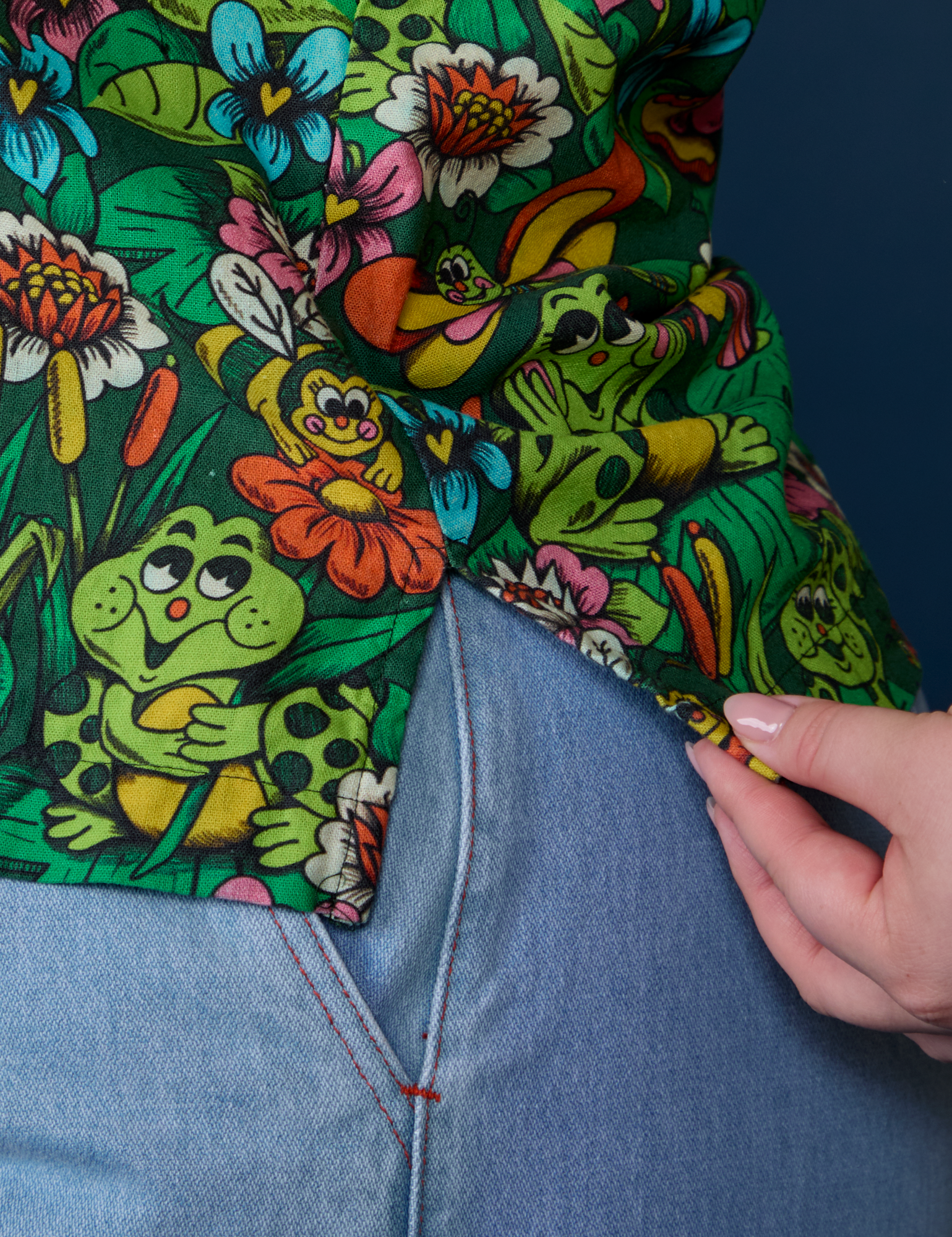 Pond Party Pantry Button-Up