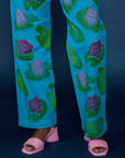 Paintstamped Work Pants - Lilypad