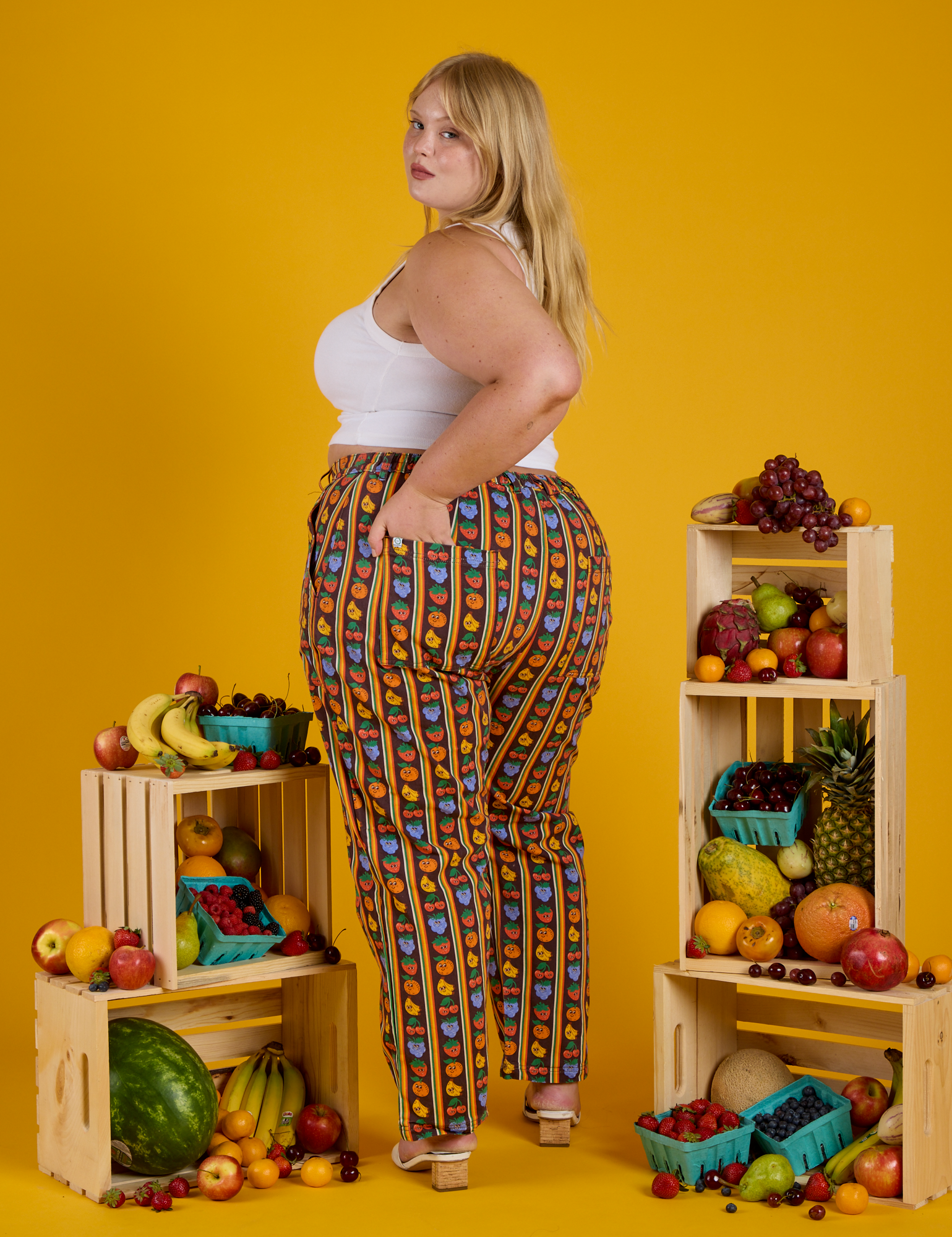 Work Pants - Fruit Fantasy