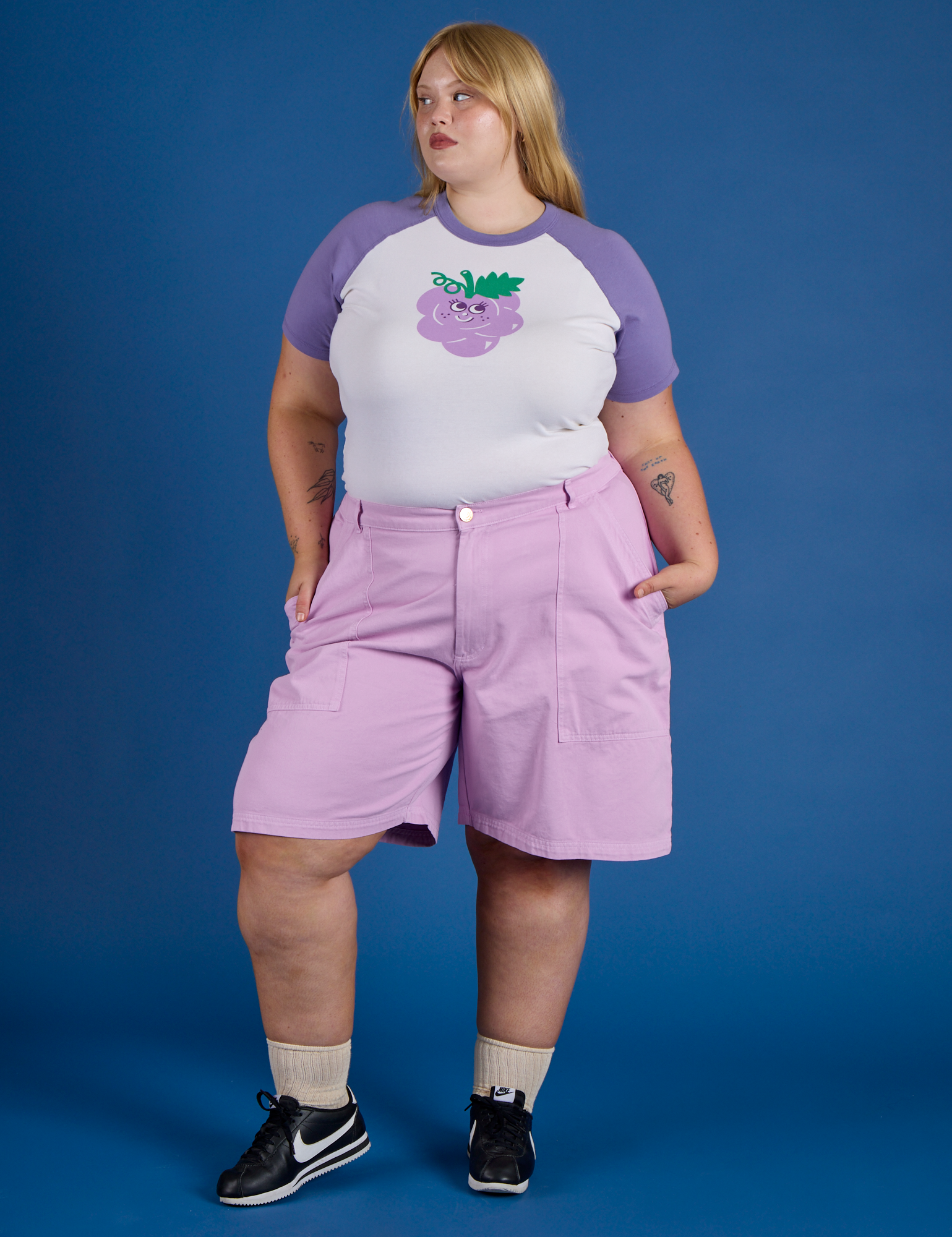 Produce Raglan Tee - Grape – BIG BUD PRESS
