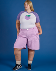 Produce Raglan Tee in Grape on Juliet