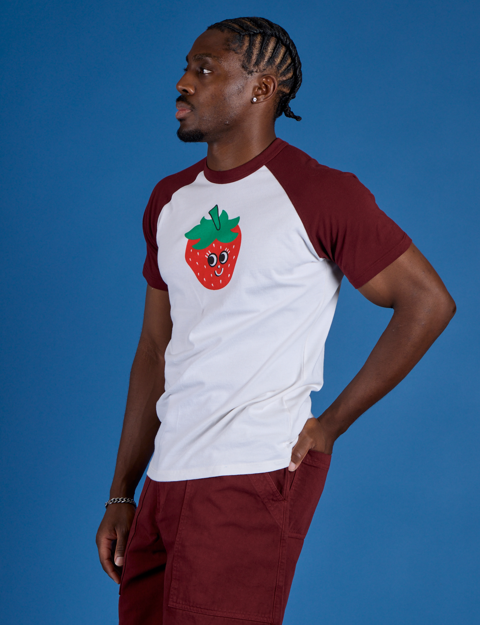Produce Raglan Tee - Strawberry