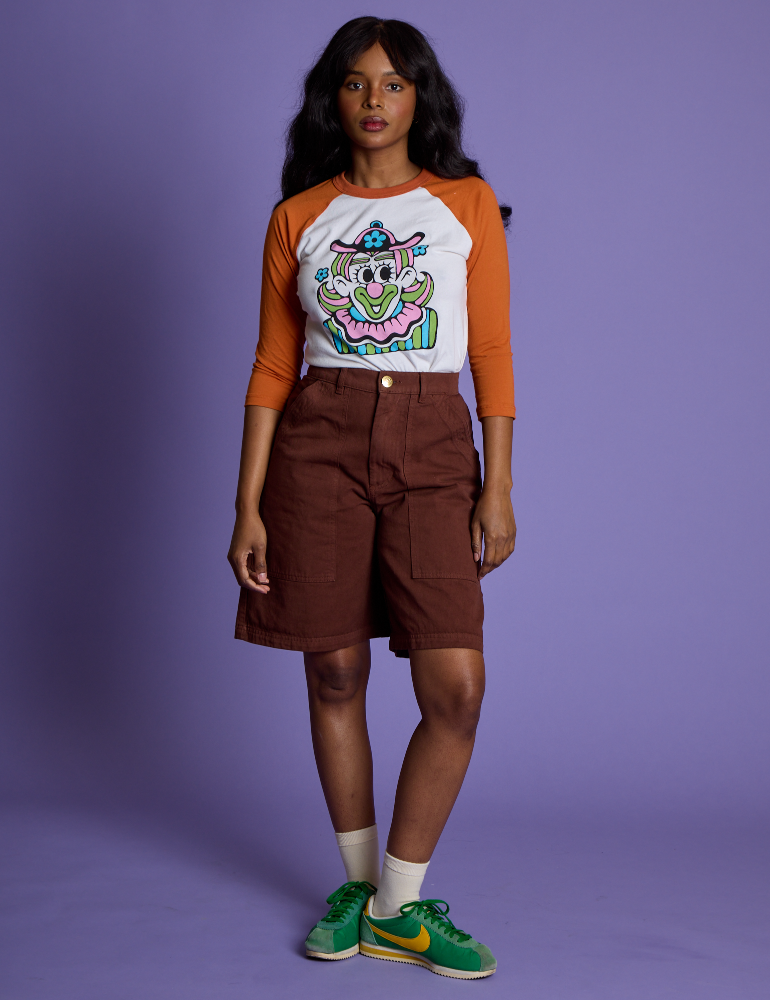 *PRE-ORDER* Halloween Raglan Tee - Clown
