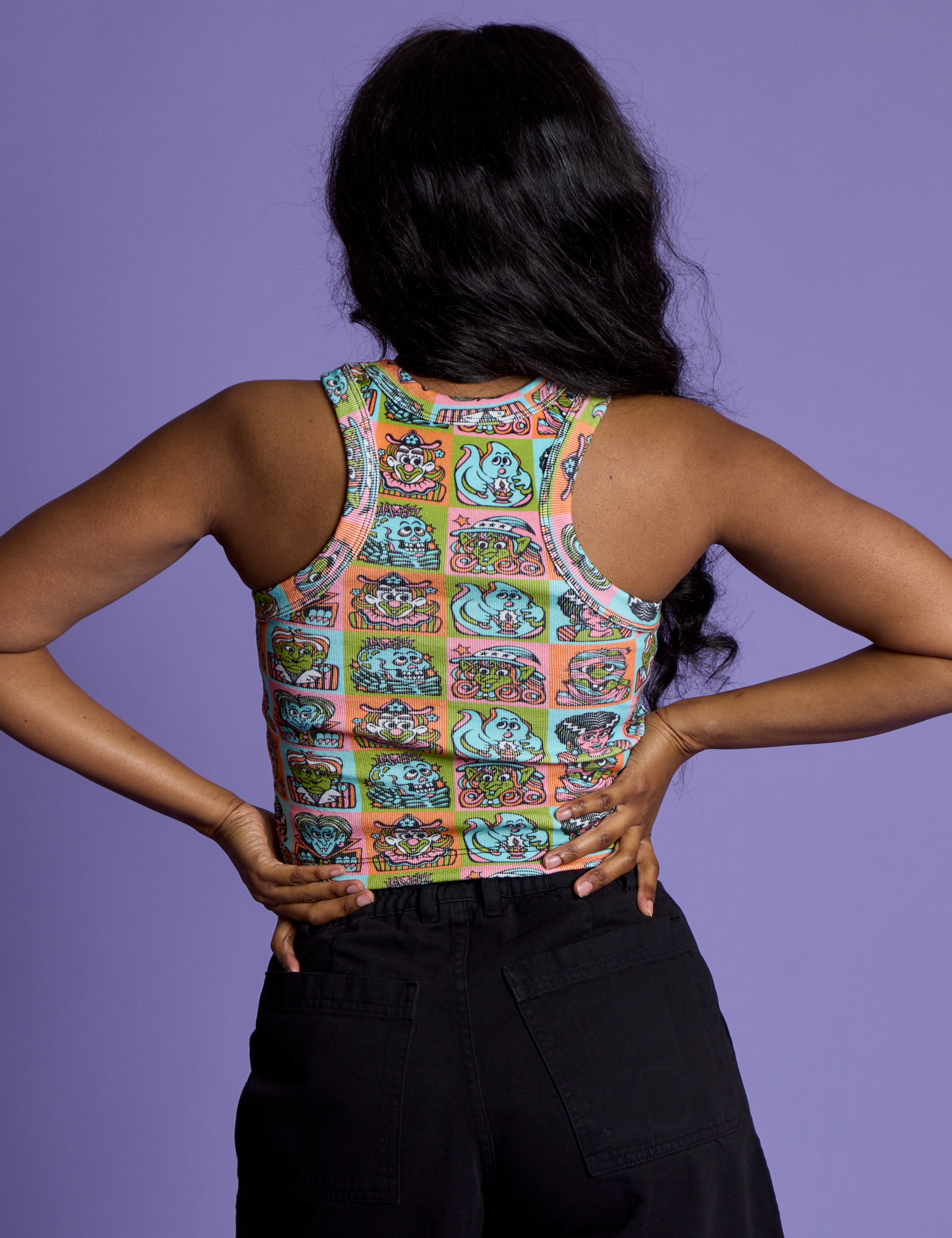 *PRE-ORDER* Racerback Tank - Halloween Icons