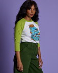 *PRE-ORDER* Halloween Raglan Tee - Skeleton