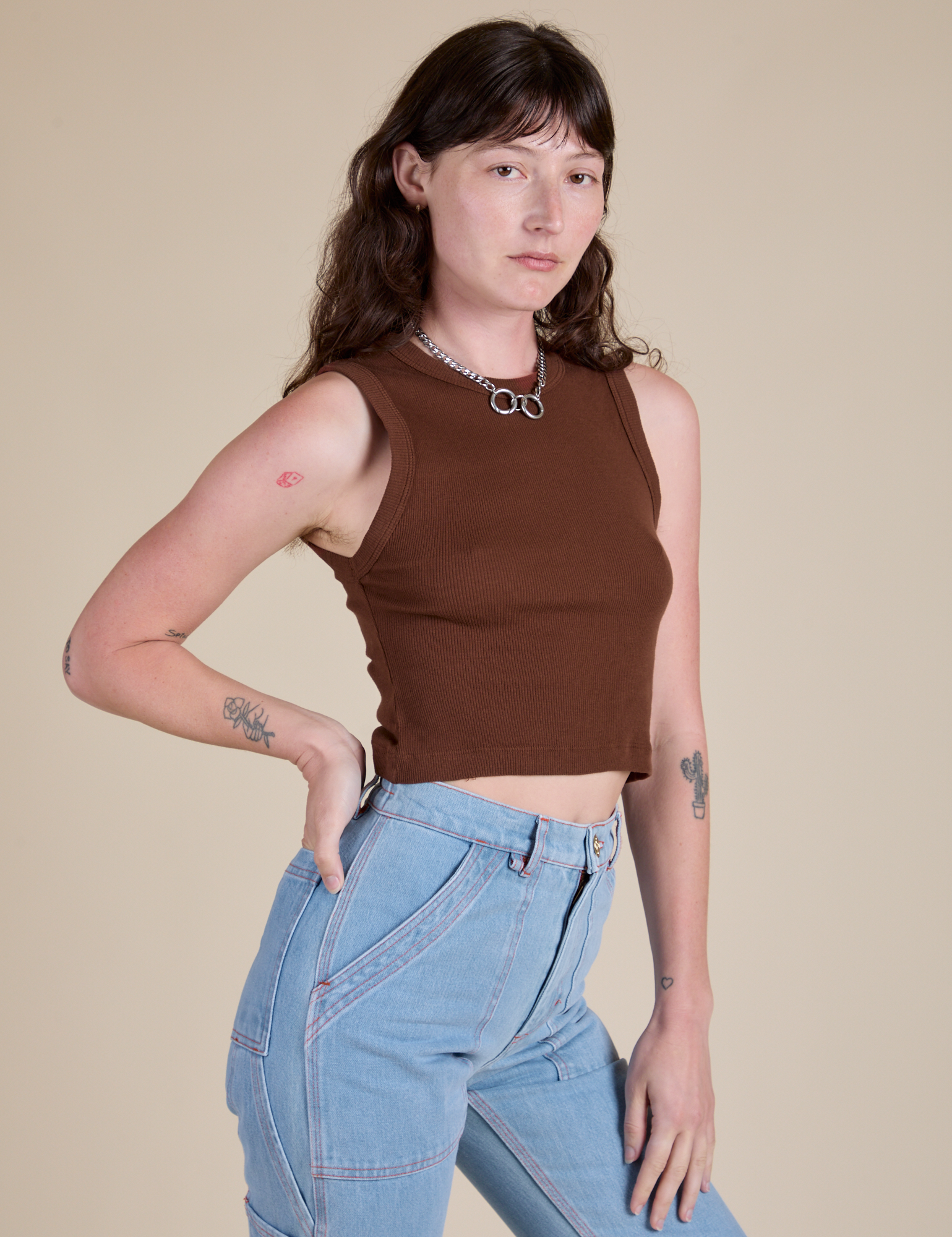 Muscle Tee - Fudgesicle Brown