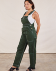 Original Overalls in Swamp Green side view on Tiara