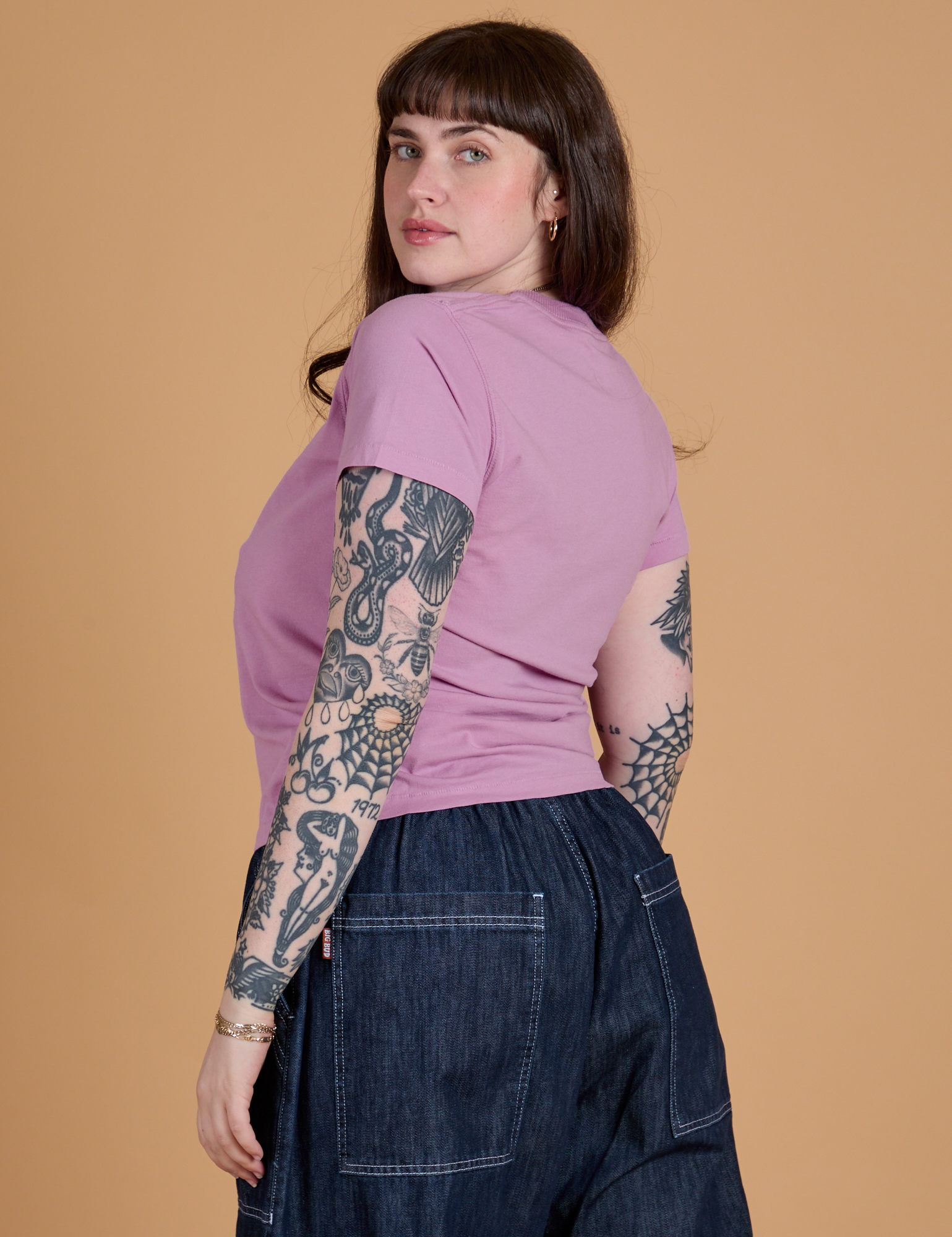 The Organic Vintage Tee - Lilac Purple