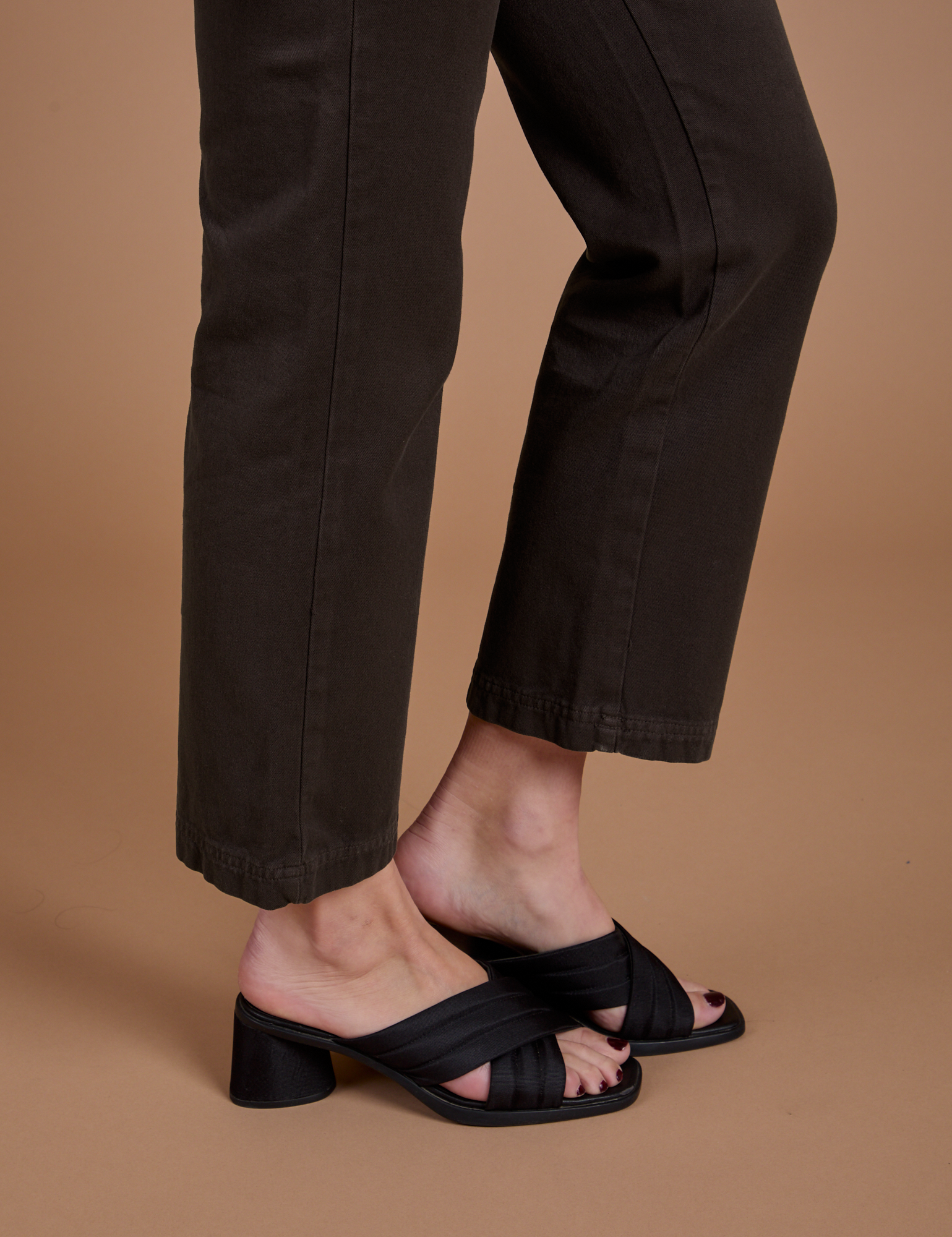 Organic Work Pants - Espresso Brown