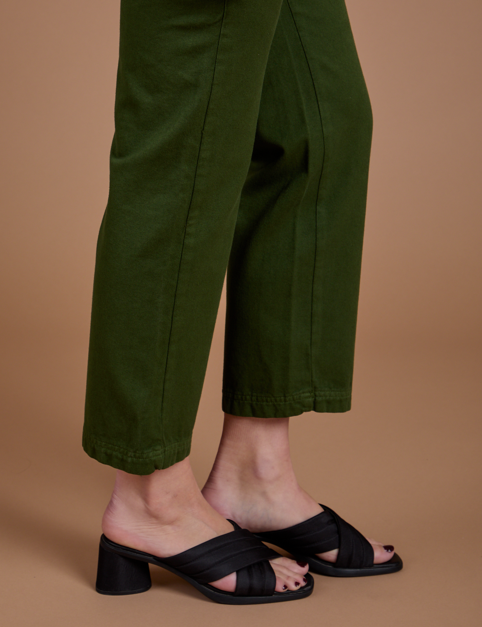 Organic Work Pants - Evergreen