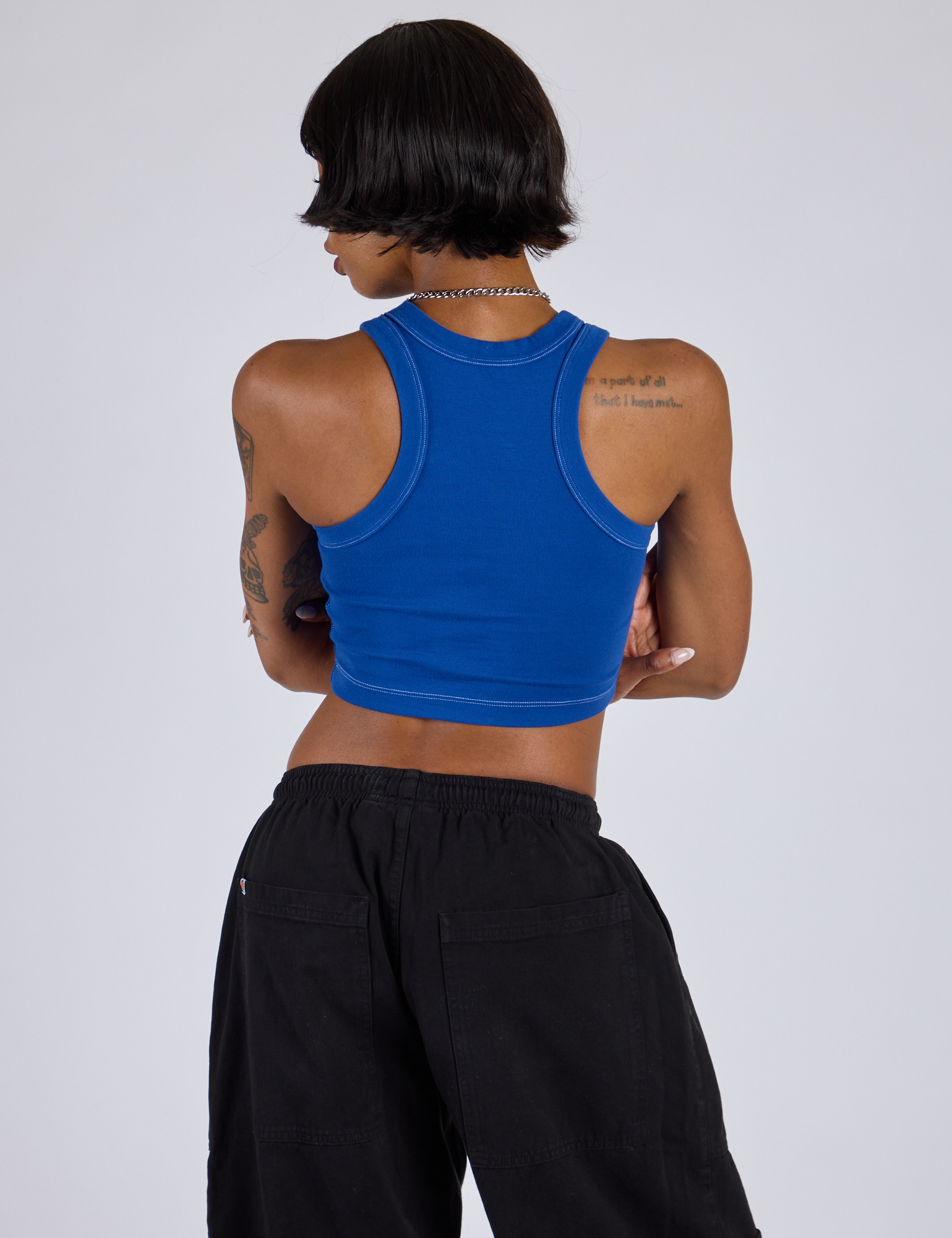 Porthole Tank - Royal Blue