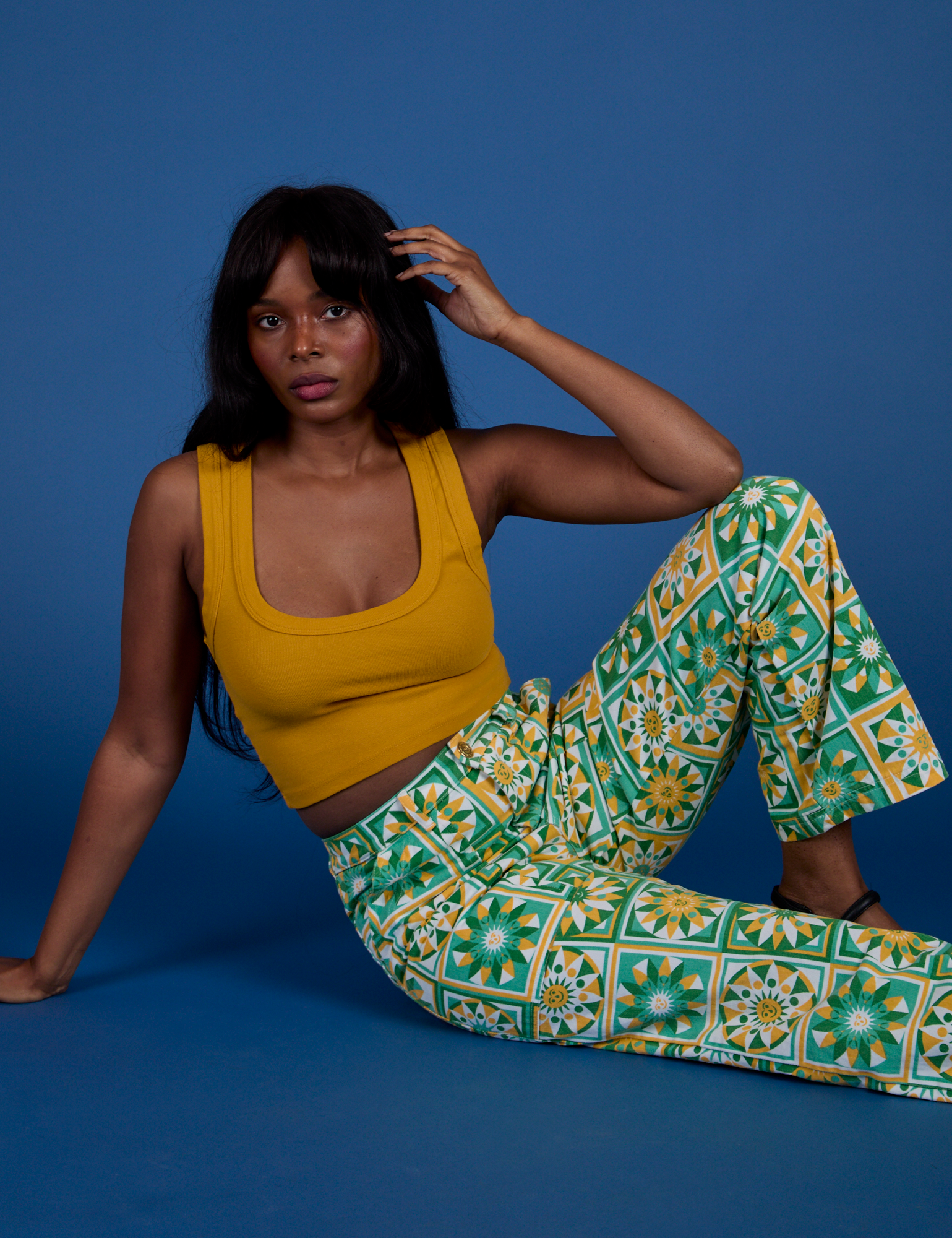 Work Pants - Spring Quilt Print