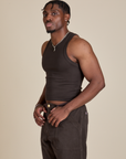 Racerback Tank - Espresso Brown