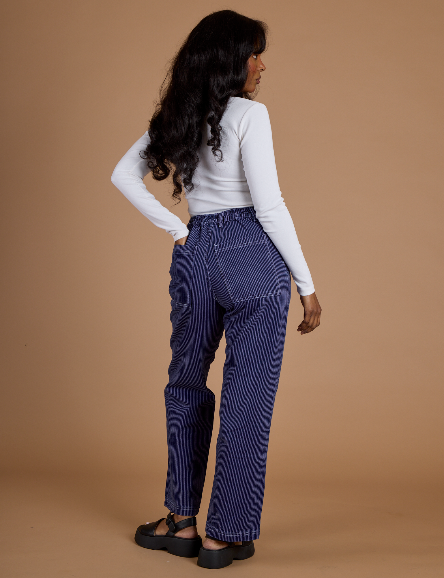 Railroad Denim Work Pants - Faded Grape Overdye
