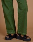 Railroad Denim Work Pants - Gross Green Overdye