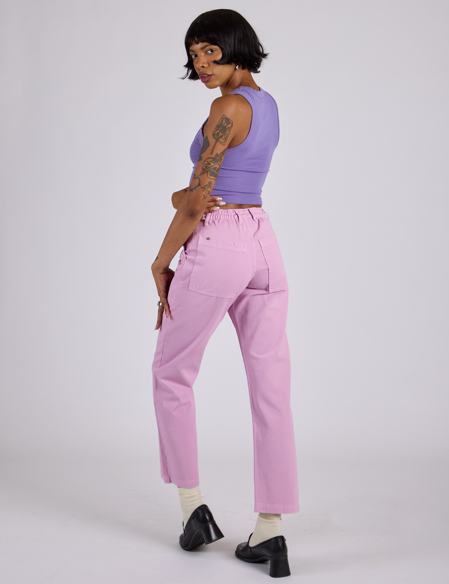 Work Pants - Lilac Purple