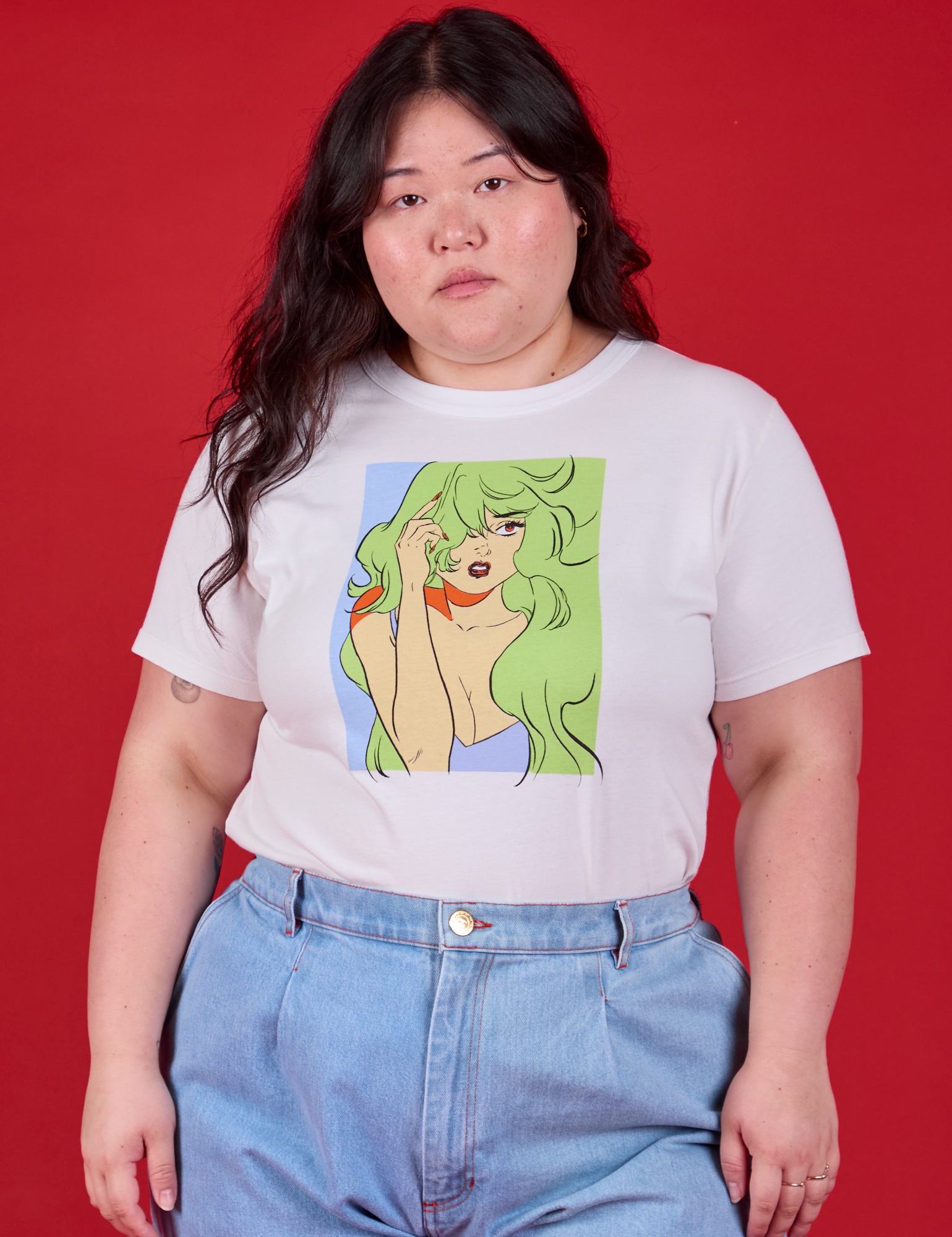 Snotgirl Comic Tee on Ashley