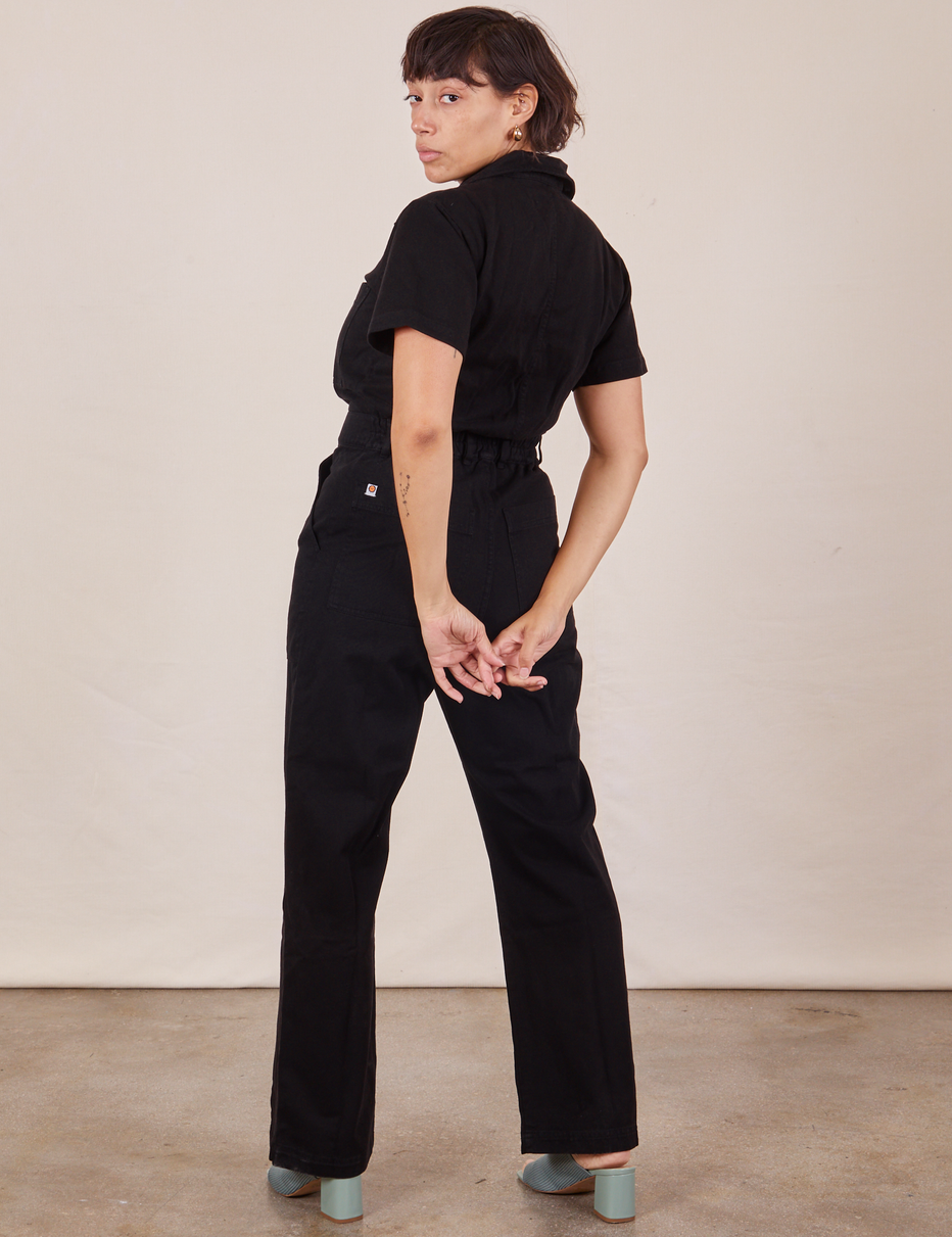 Short Sleeve Jumpsuit - Basic Black – BIG BUD PRESS