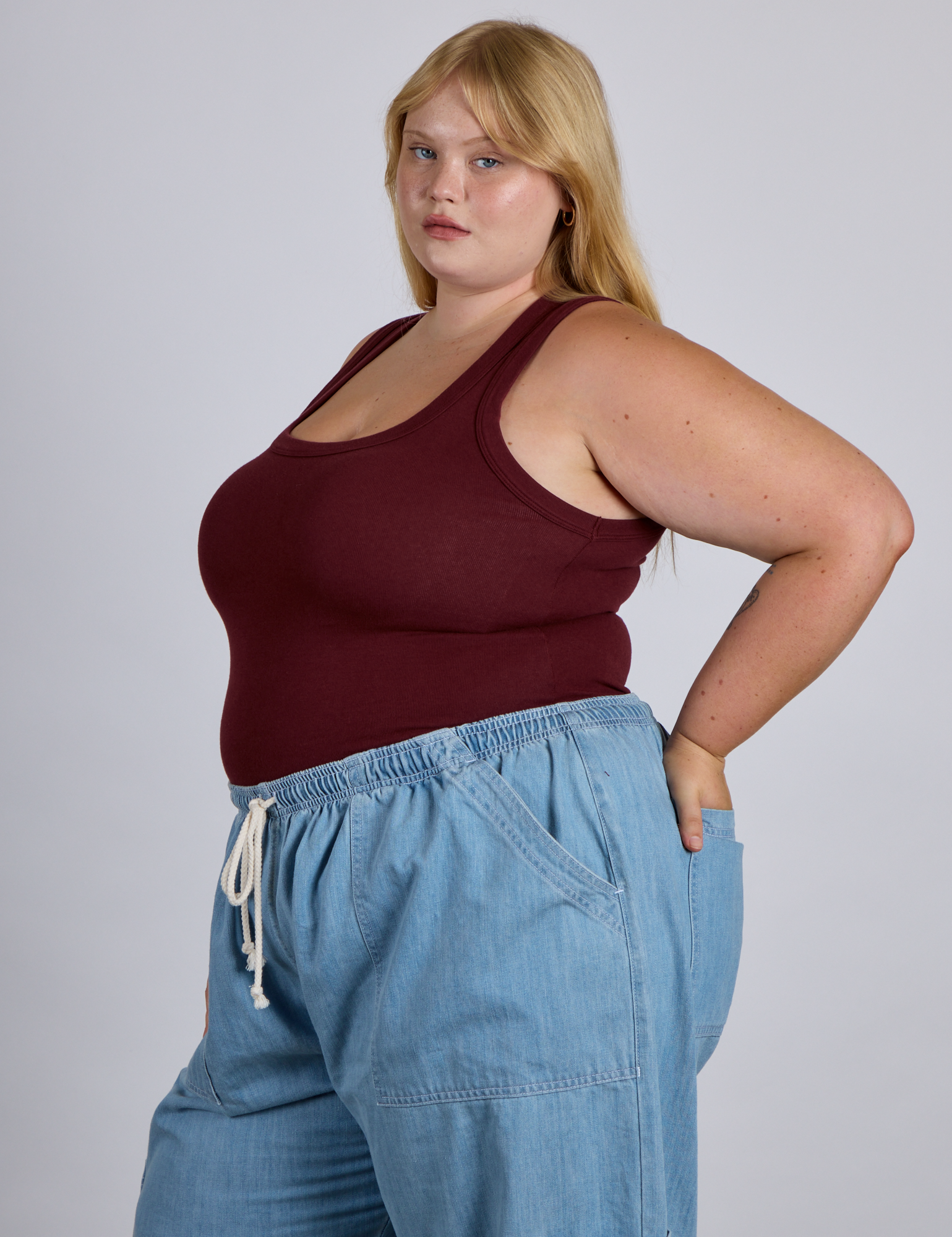 The Tank Top - Red Wine