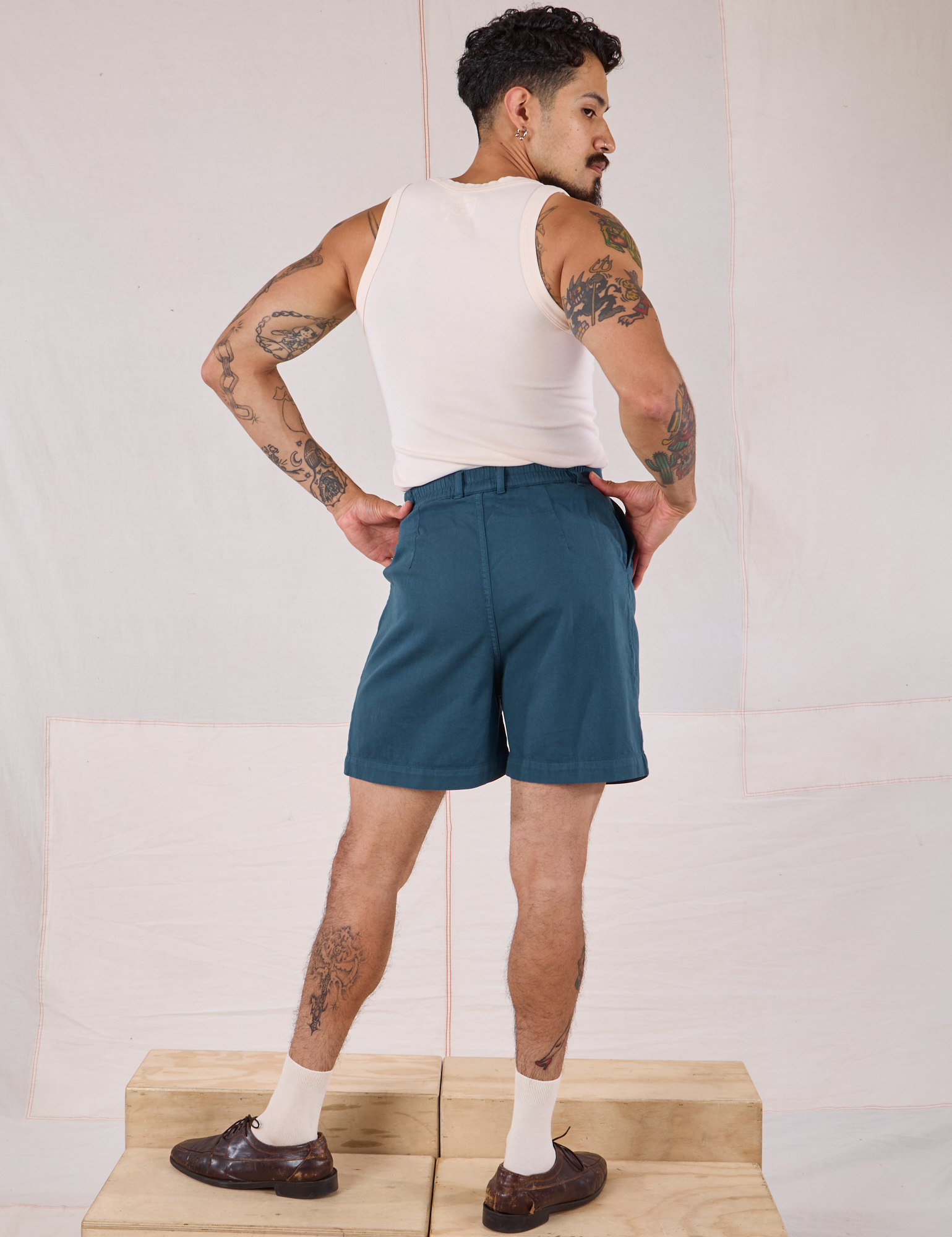 Trouser Shorts - Lagoon