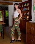 Side view of Work Pants in Kitchen Collection on Alex