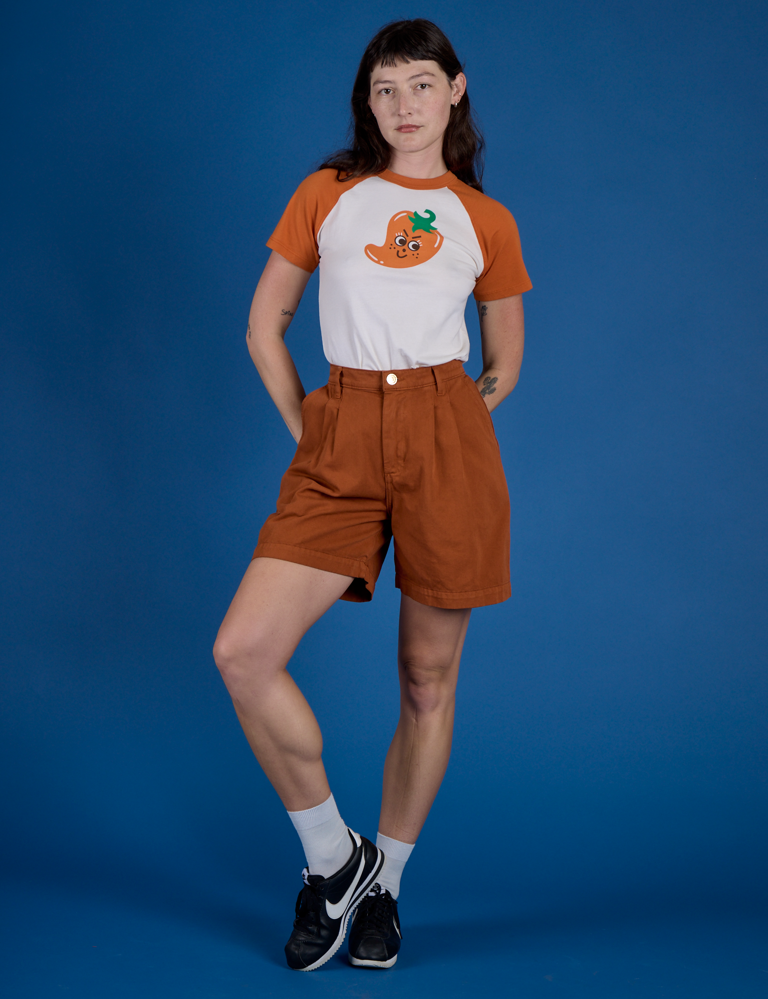 Produce Raglan Tee - Habanero