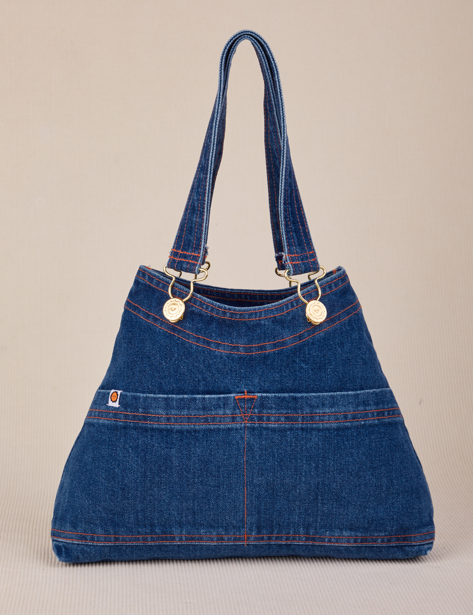 Indigo Overall Handbags in Dark Wash