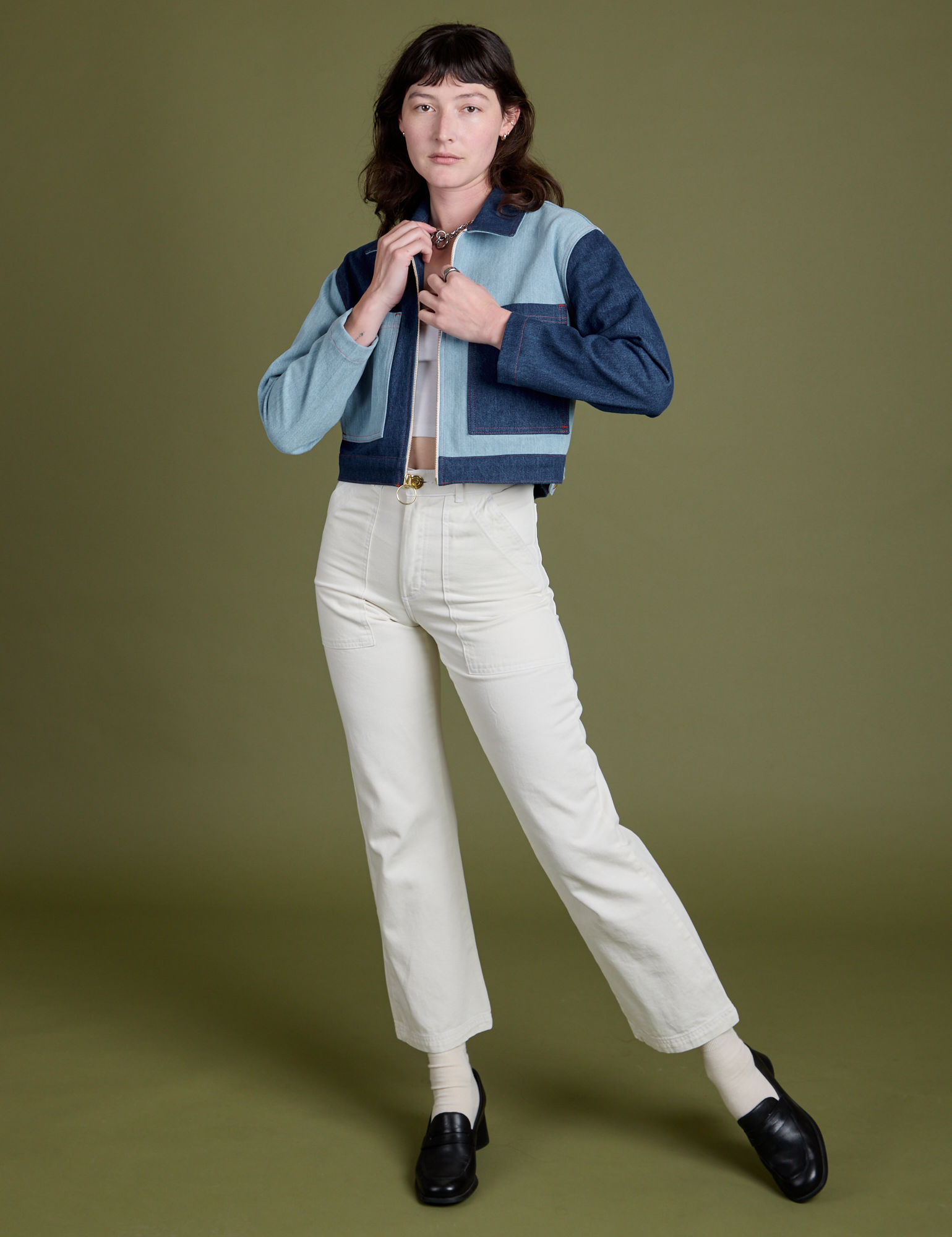 Mechanic Jacket - Mismatched Denim