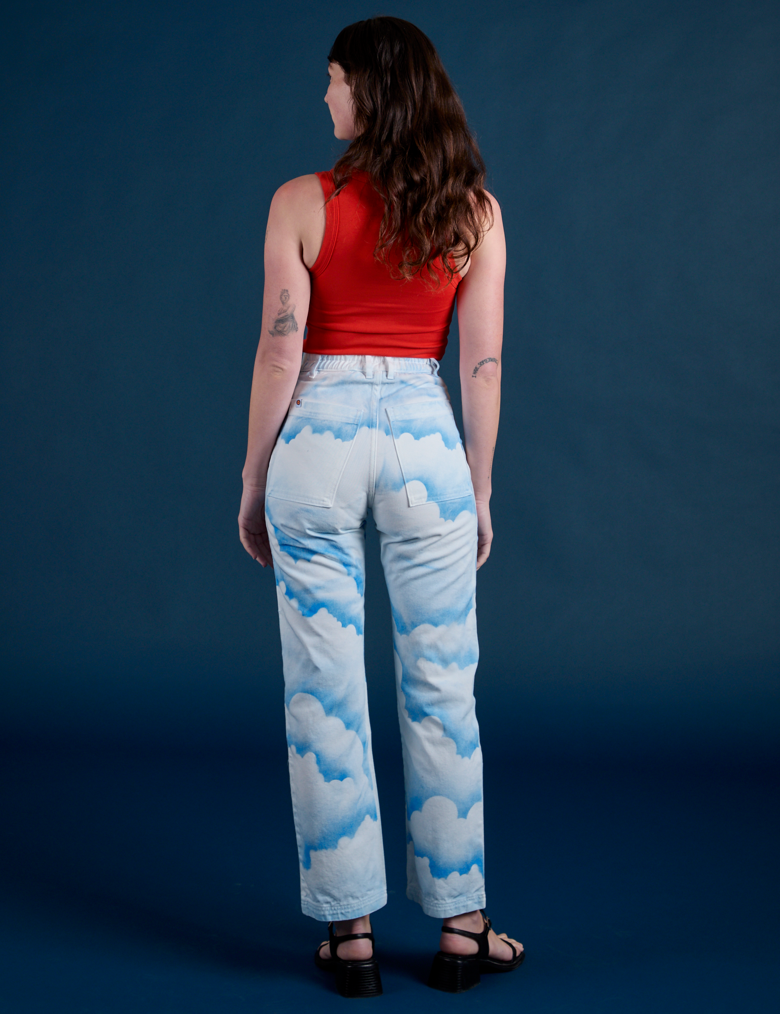 Work Pants - Sunny Cloud Airbrush