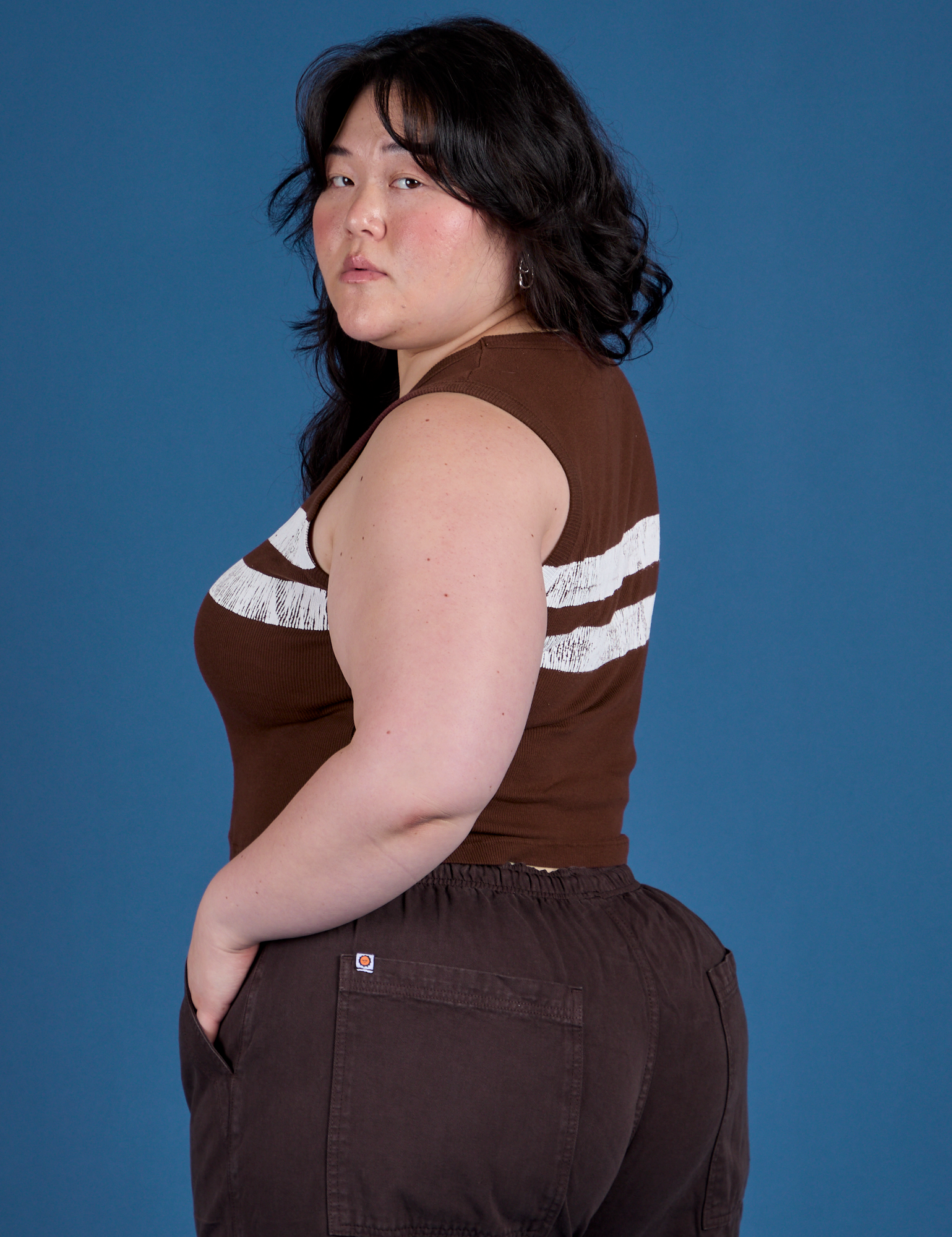 Painted Muscle Tee - Fudgesicle Brown – BIG BUD PRESS