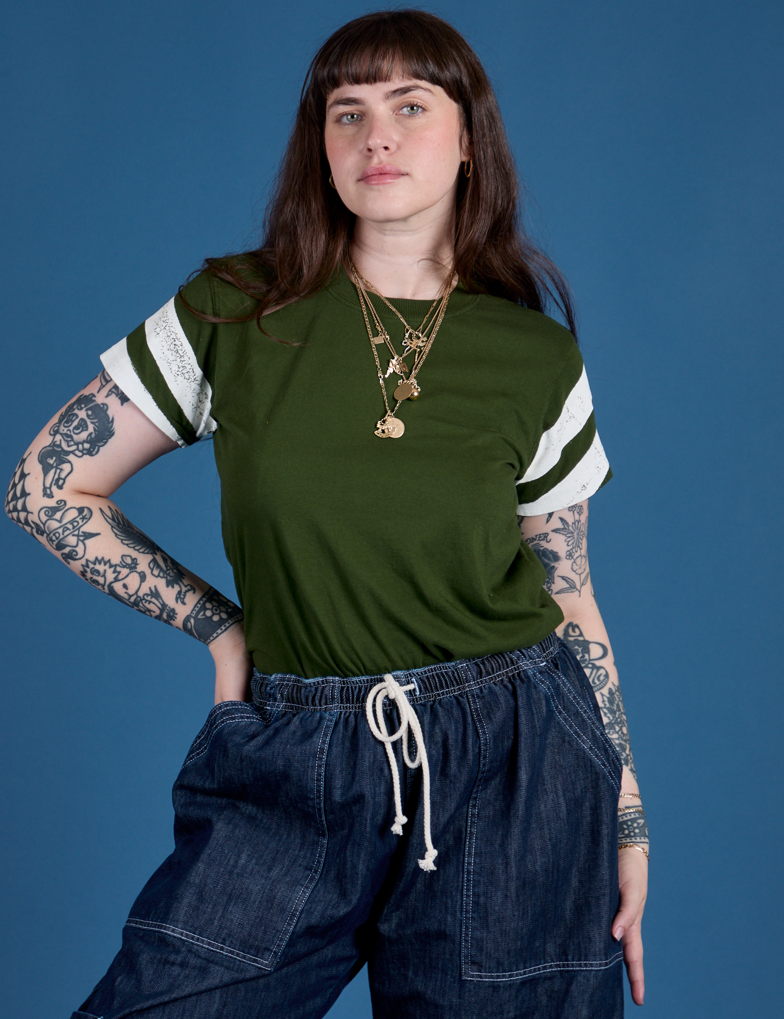 Painted Vintage Tee - Evergreen