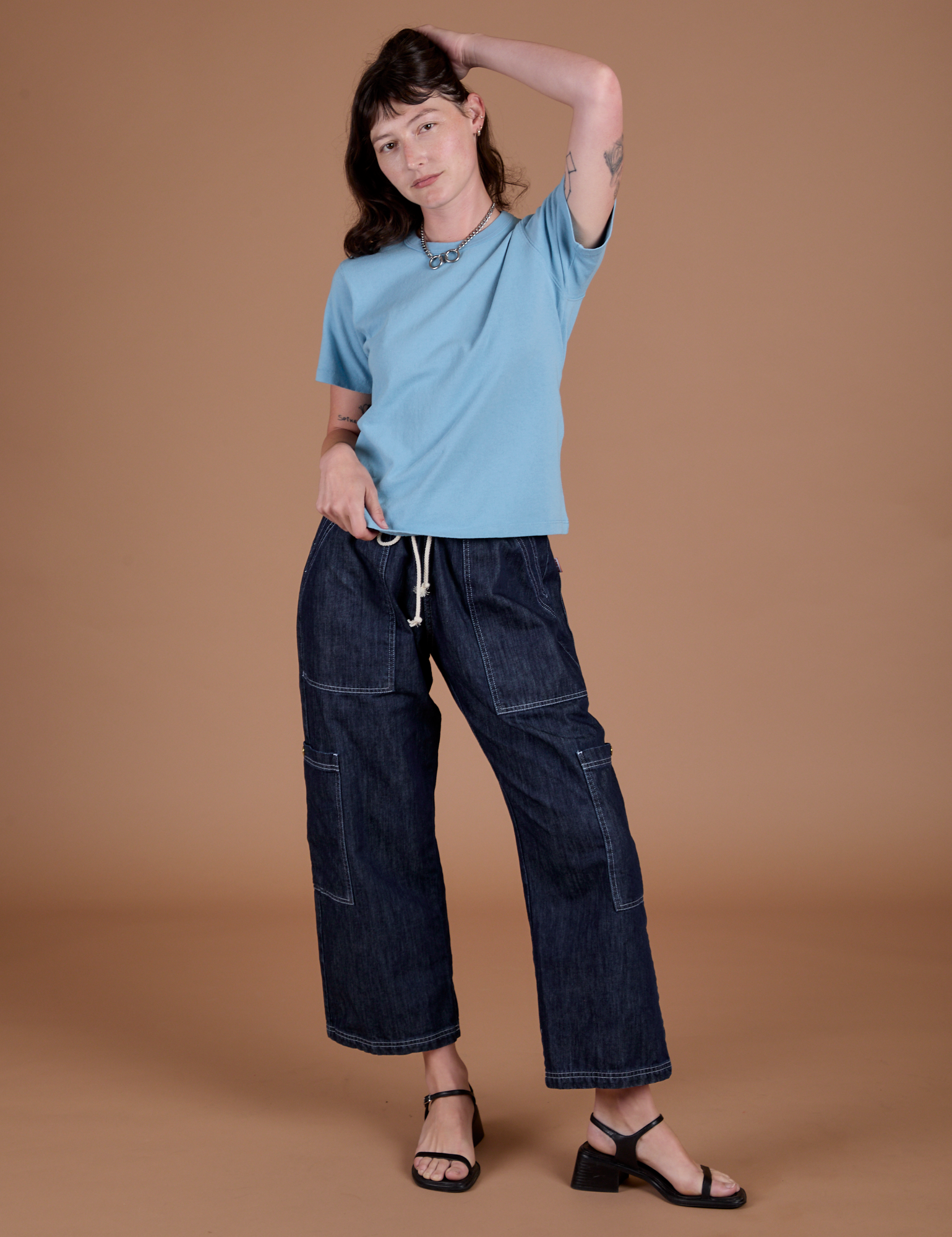 Burly Tee - Baby Blue