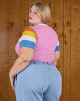 Calypso Tee - Bubblegum Multi