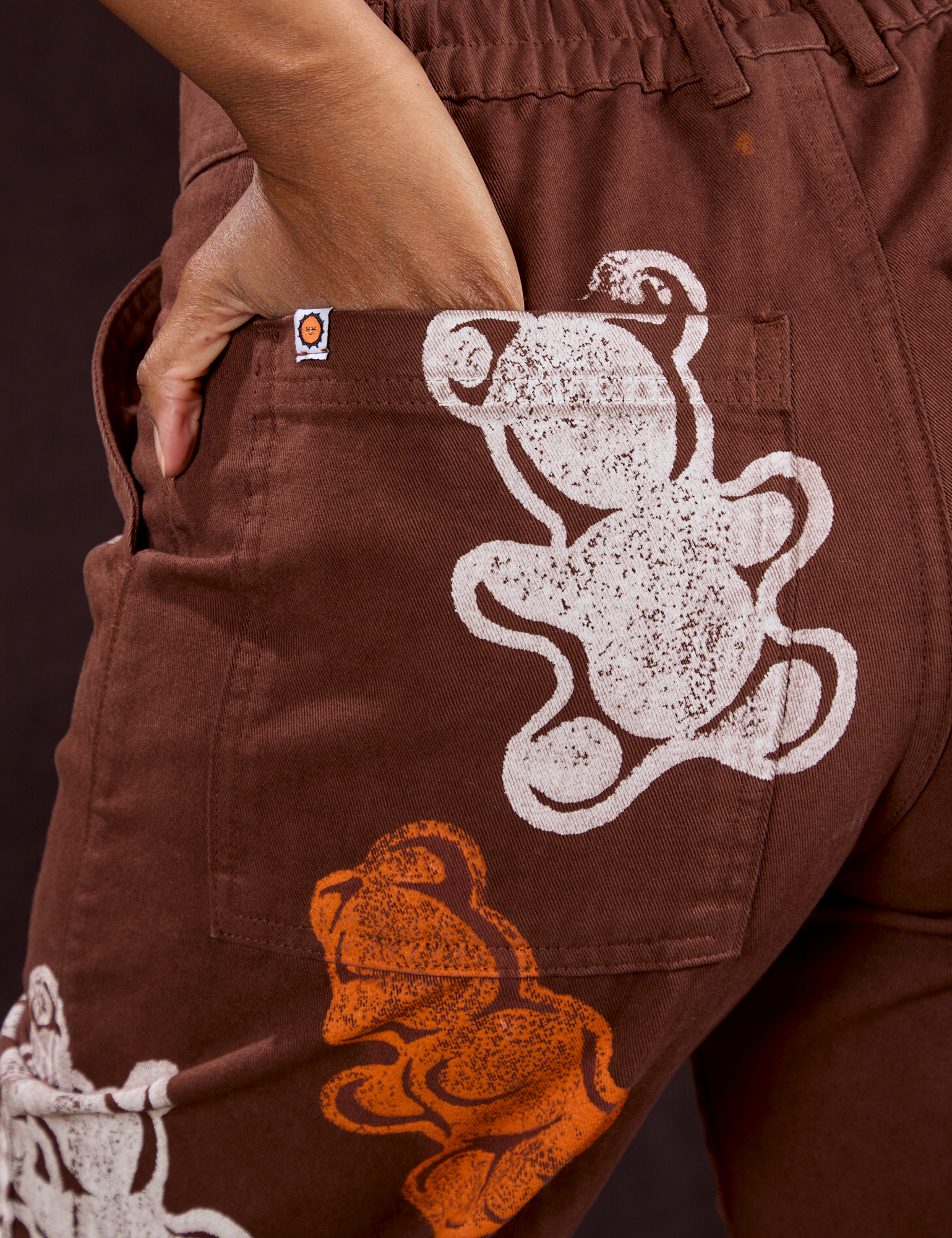 Gummy Bear Paintstamped Work Pants - Fudgesicle Brown – BIG BUD PRESS