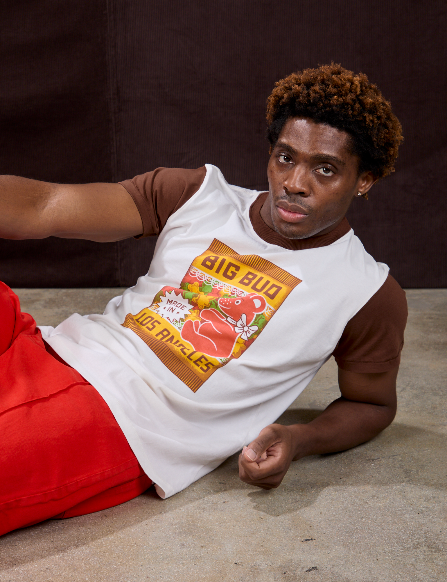 Vintage Tee in Gummy Bear on Isaac