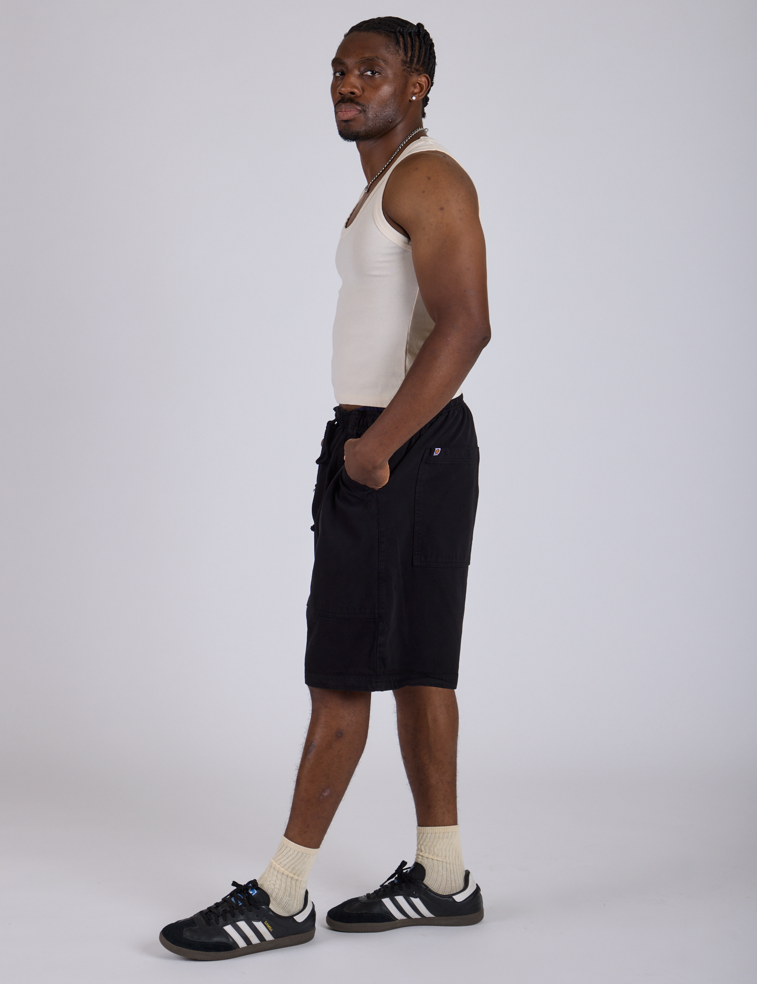 Drawstring Shorts - Basic Black