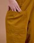 Drop Pocket Cargo Pants - Spicy Mustard