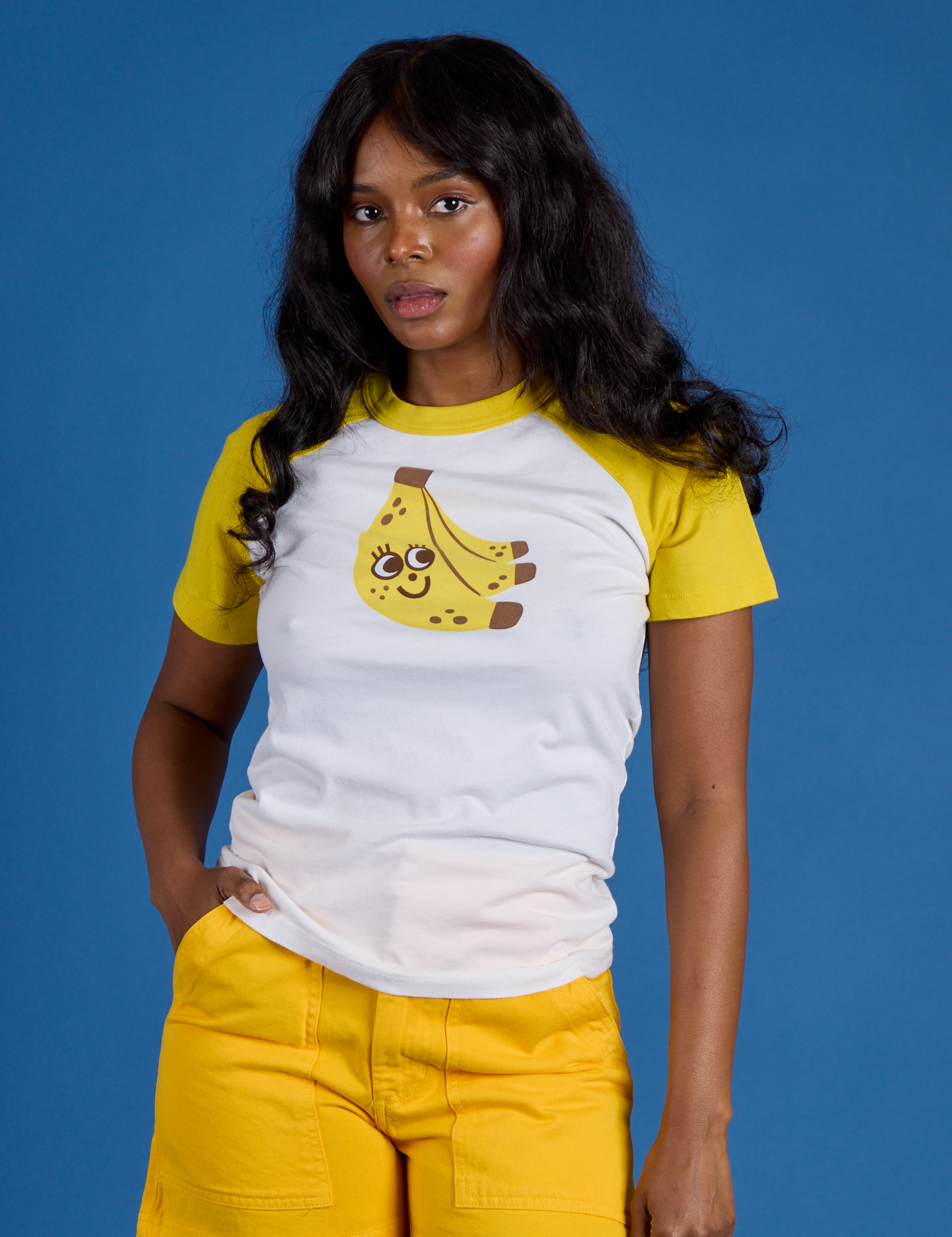 Produce Raglan Tee - Banana