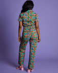 *PRE-ORDER* - Short Sleeve Jumpsuit - Halloween Icons