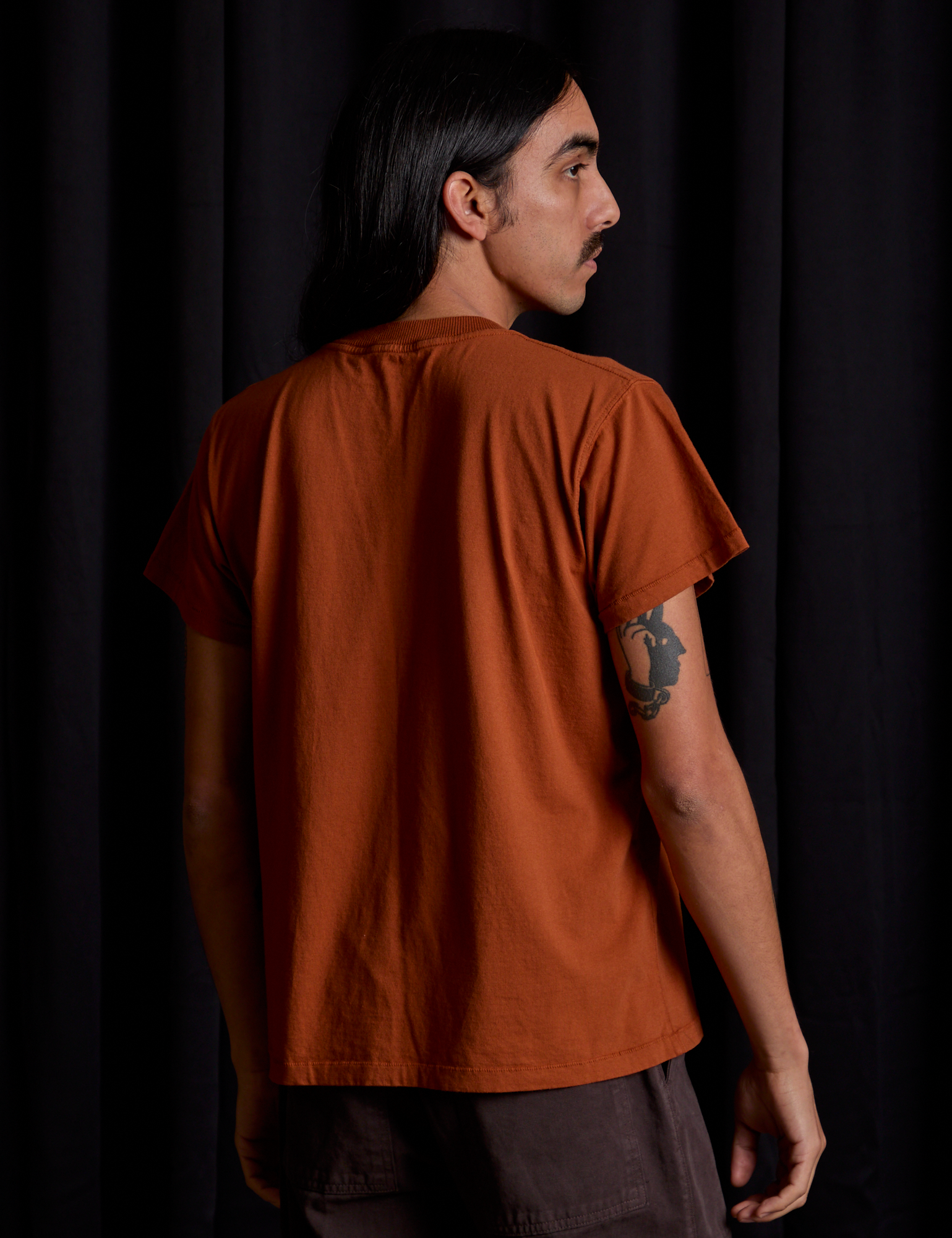 Vintage Tee in Spidey back view on Anthony