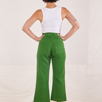 Heritage Westerns in Lawn Green back view on Soraya