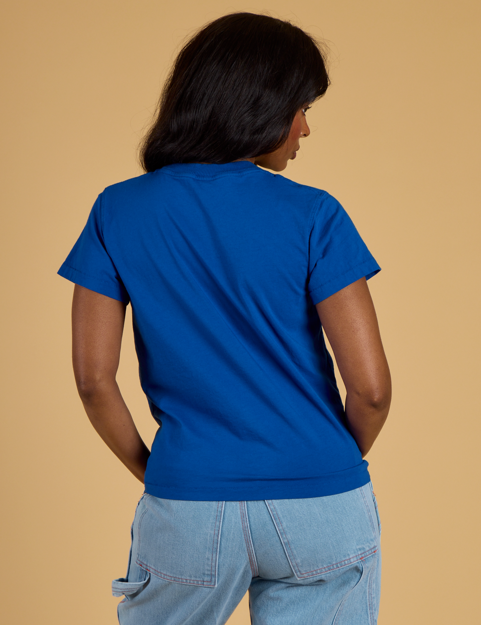The Organic Vintage Tee - Royal Blue