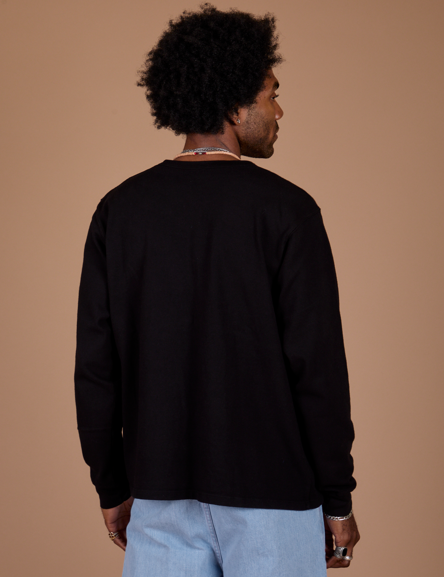 Long Sleeve Burly Tee - Basic Black